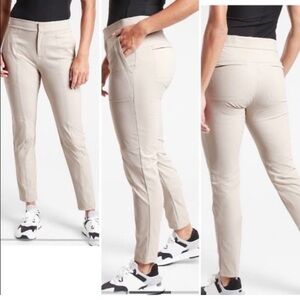 Athleta Women's Skinny Pants in Beige | size 4 tall